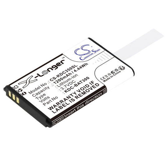 Replacement Battery for KOAMTAC KDC-300 – Barcode Scanner – 1200mAh / 3.7V - image 1