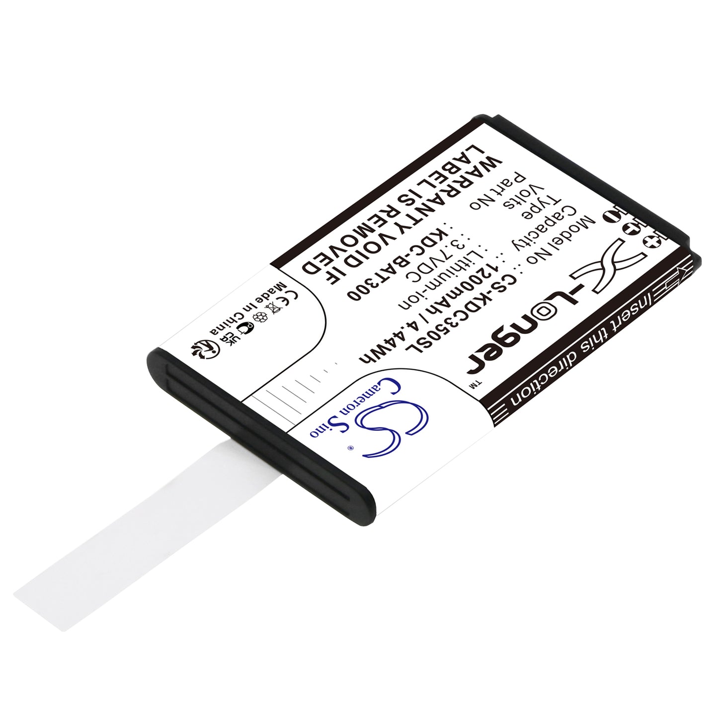 Replacement Battery for KOAMTAC KDC-300 – Barcode Scanner – 1200mAh / 3.7V - image 2