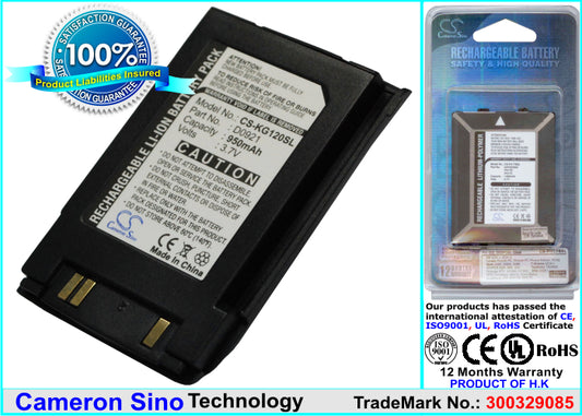 Replacement Battery for LG DM-150 – Mobile, SmartPhone – 950mAh / 3.7V