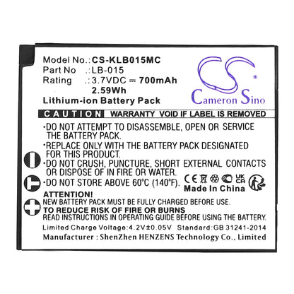 Replacement Battery for Kodak WPZ2 – Camera – 700mAh / 3.7V