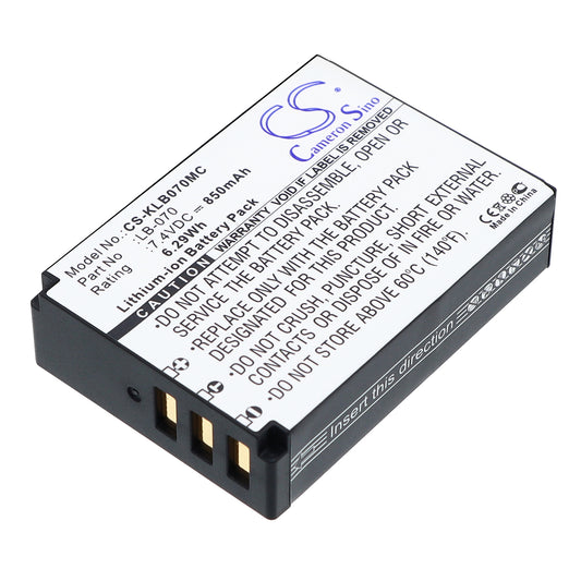 Replacement Battery for Kodak PIXPRO S1 – Camera – 850mAh / 7.4V