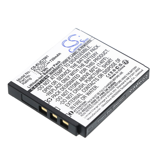 Replacement Battery for Kodak | Polaroid | Pamiel | Hitachi | Praktica | Ordro | Rollei | Medion | Winait | Jenoptik | Phisung | BenQ | Rich | DXG | O
