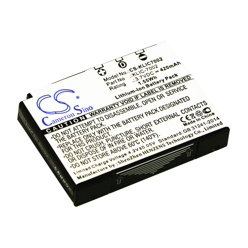 Replacement Battery for Kodak EasyShare V530 – Camera – 420mAh / 3.7V - image 1