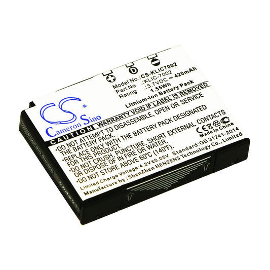Replacement Battery for Kodak EasyShare V530 – Camera – 420mAh / 3.7V - image 1