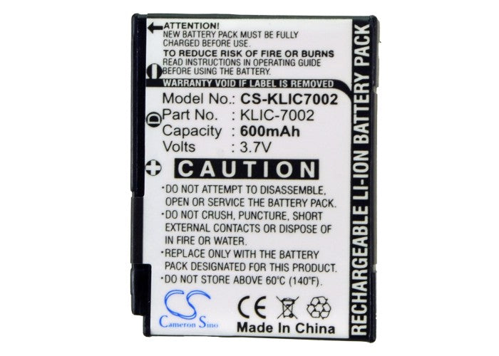Replacement Battery for Kodak EasyShare V530 – Camera – 420mAh / 3.7V - image 4