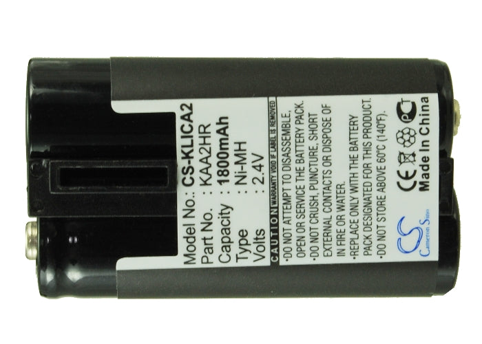 Replacement Battery for Polaroid  PR-123DG – Camera – 1800mAh / 4.32Wh / 2.4V