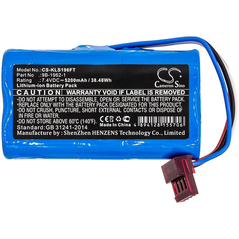 Replacement Battery for Koehler Lighthawk LED – Flashlight – 5200mAh / 7.4V