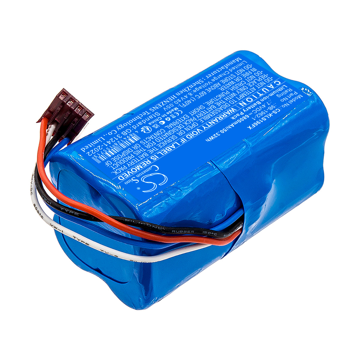 Replacement Battery for Koehler Lighthawk LED – Flashlight – 7800mAh / 7.4V