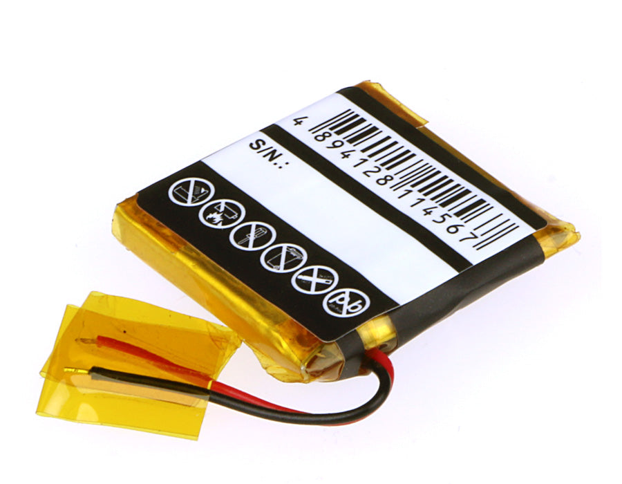 Replacement Battery for ROCKETFISH  RF-MAB2 – Wireless Headset – 300mAh / 1.11Wh / 3.7V