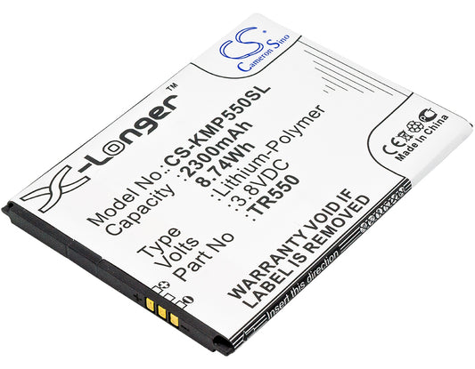 Replacement Battery for KAZAM Trooper 550 – Mobile, SmartPhone – 2300mAh / 3.8V