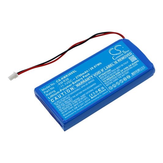 Replacement Battery for Kanomax KM R36 Gasmaster – Equipment, Survey, Test – 2700mAh / 11.1V