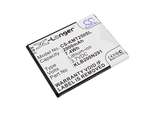 Replacement Battery for KAZAM Trooper2 5.0 – Mobile, SmartPhone – 2000mAh / 3.7V