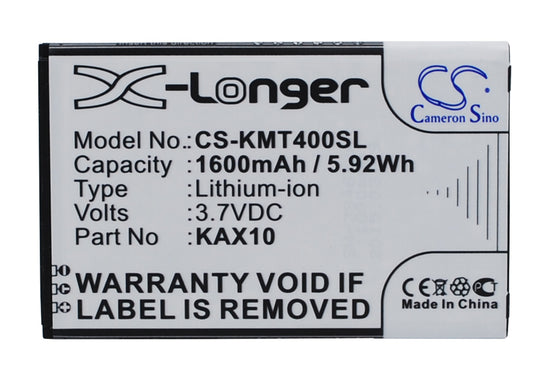 Replacement Battery for KAZAM Trooper X4.0 – Mobile, SmartPhone – 1600mAh / 3.7V