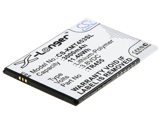 Replacement Battery for KAZAM Trooper 455 – Mobile, SmartPhone – 3000mAh / 3.8V