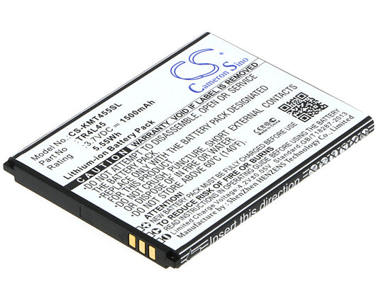 Replacement Battery for KAZAM Trooper 445L – Mobile, SmartPhone – 1500mAh / 3.7V