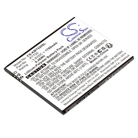 Replacement Battery for KAZAM Tornado 2 – Mobile, SmartPhone – 1700mAh / 3.8V