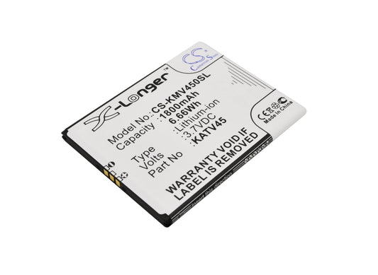 Replacement Battery for KAZAM TV 4.5 – Mobile, SmartPhone – 1800mAh / 3.7V