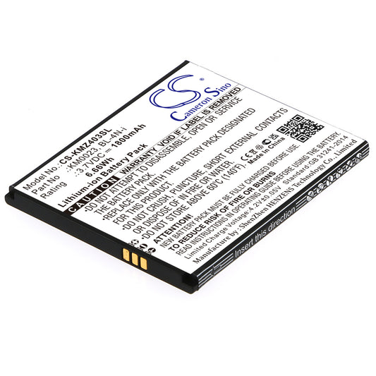 Replacement Battery for Kruger&Matz Live – Mobile, SmartPhone – 1800mAh / 3.7V