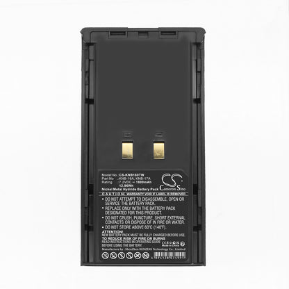 Replacement Battery for Kenwood TK-180 – Two-Way Radio – 1800mAh / 7.2V