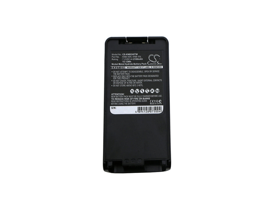 Replacement Battery for Kenwood  FTH1010 – Two-Way Radio – 2100mAh/15.12Wh / 7.2V