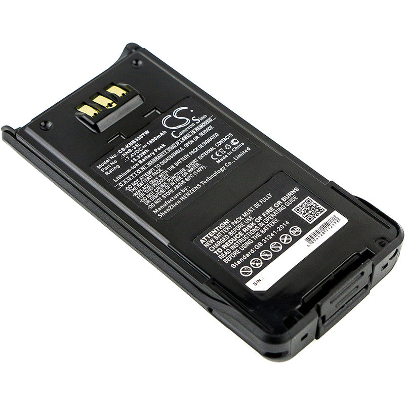 Replacement Battery for Kenwood  TK-2180 – Two-Way Radio – 1800mAh / 13.32Wh / 7.4V