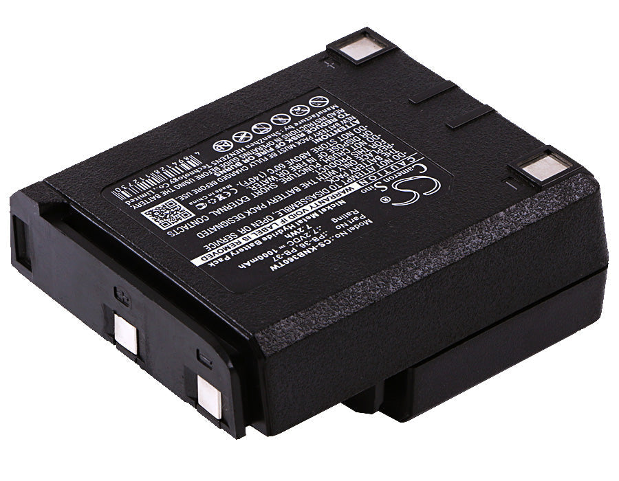 Replacement Battery for Kenwood  TH-235 – Two-Way Radio – 1000mAh / 7.2Wh / 7.2V