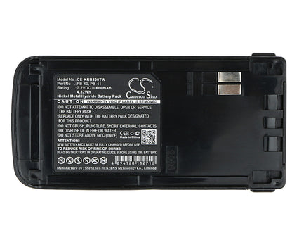 Replacement Battery for Kenwood TK-2118 – Two-Way Radio – 600mAh / 7.2V - image 5