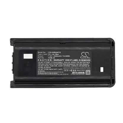 Replacement Battery for Kenwood  NX240 – Two-Way Radio – 2000mAh / 14.80Wh / 7.4V