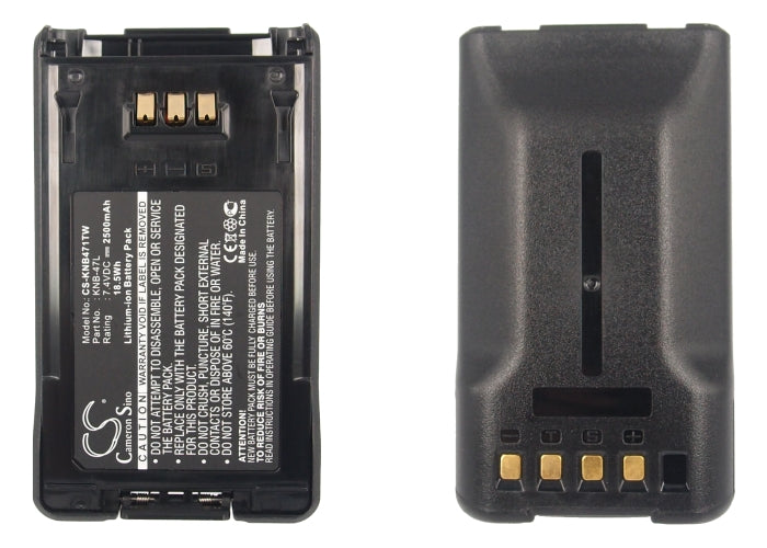 Replacement Battery for Kenwood  NX-200 – Two-Way Radio – 2500mAh / 18.50Wh / 7.4V