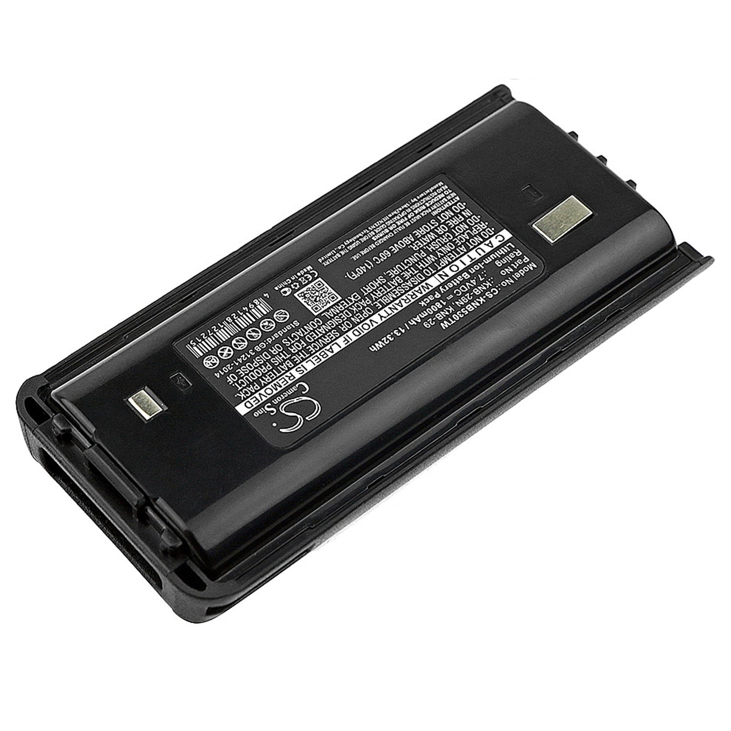 Replacement Battery for Kenwood  NX-240 – Two-Way Radio – 1800mAh / 13.32Wh / 7.4V