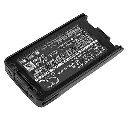 Replacement Battery for Kenwood  NX-220 – Two-Way Radio – 1400mAh / 10.36Wh / 7.4V
