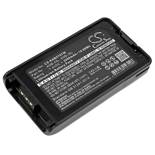 Replacement Battery for Kenwood TK-2140 – Two-Way Radio – 2000mAh / 7.4V