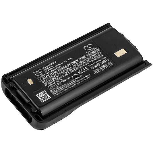 Replacement Battery for Kenwood NX-240 – Two-Way Radio – 3400mAh / 7.4V