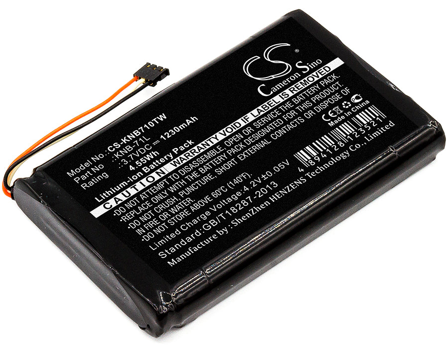 Replacement Battery for Kenwood PKT-23 – Two-Way Radio – 1230mAh / 3.7V - image 1
