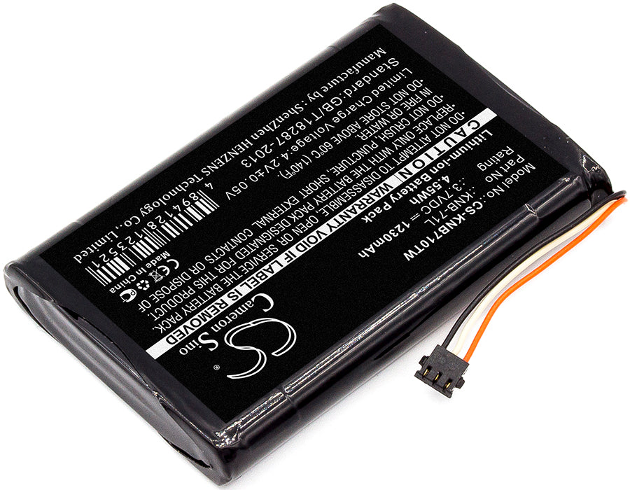 Replacement Battery for Kenwood PKT-23 – Two-Way Radio – 1230mAh / 3.7V - image 2