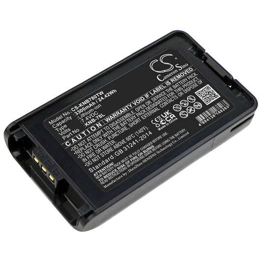 Replacement Battery for Kenwood TK-2140 – Two-Way Radio – 3300mAh / 7.4V