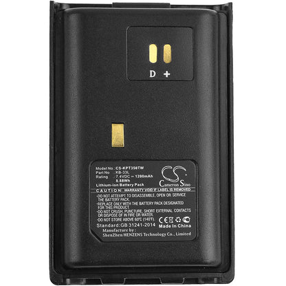 Replacement Battery for Kirisun  PT-3300 – Two-Way Radio – 1200mAh / 8.88Wh / 7.4V