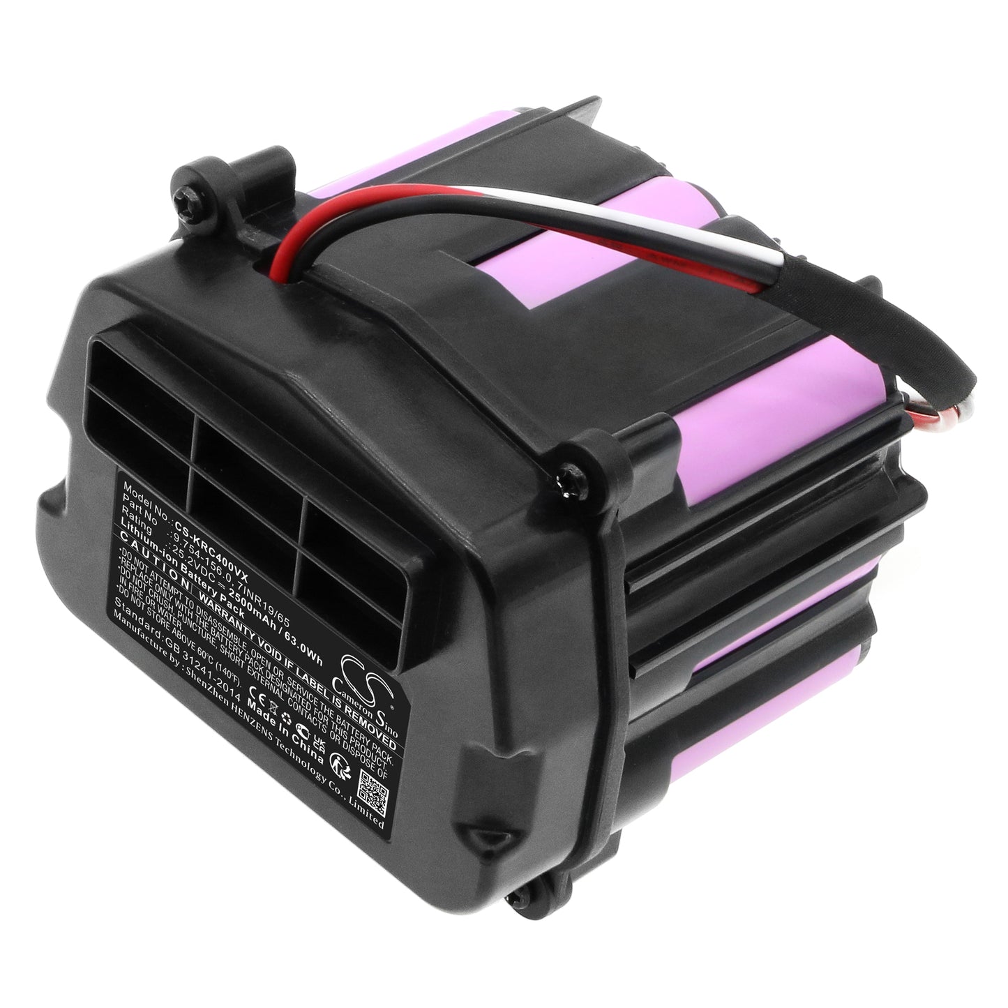 Replacement Battery for Karcher  VC4 Vacuum – 2500mAh / 63.00Wh