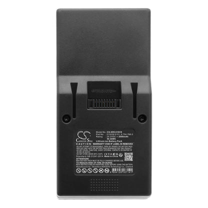 Replacement Battery for Karcher – Vacuum – 2000mAh / 25.2V