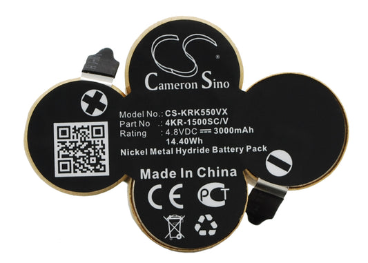 Replacement Battery for Karcher K55 – Vacuum – 3000mAh / 4.8V