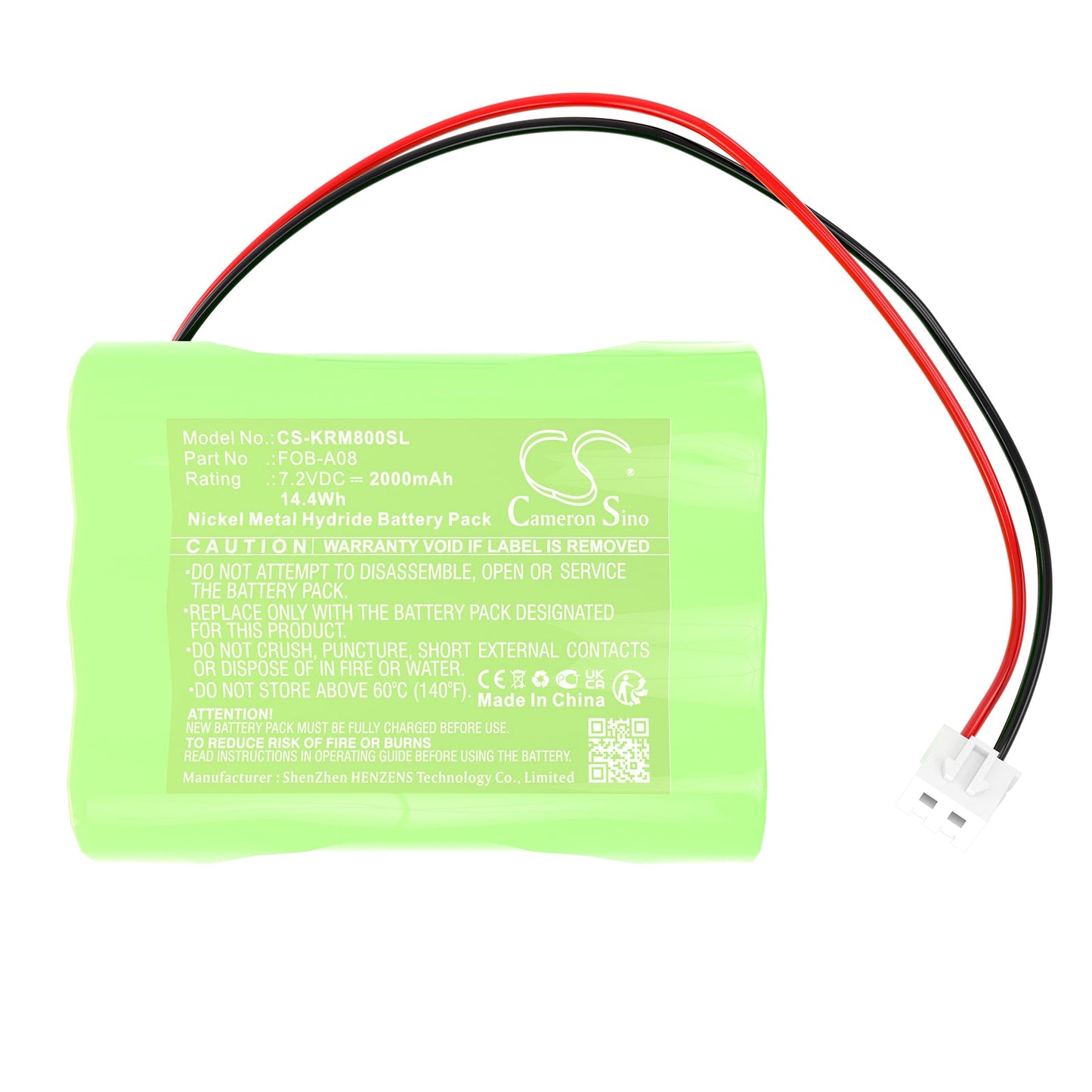Replacement Battery for KERN  FOB – Electronic Scales – 2000mAh / 14.4Wh / 7.2V