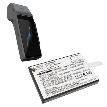 Replacement Battery for Szzt KS8223 – Payment Terminal – 4950mAh / 3.7V