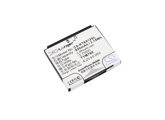 Replacement Battery for K-Touch V818 – Mobile, SmartPhone – 850mAh / 3.7V