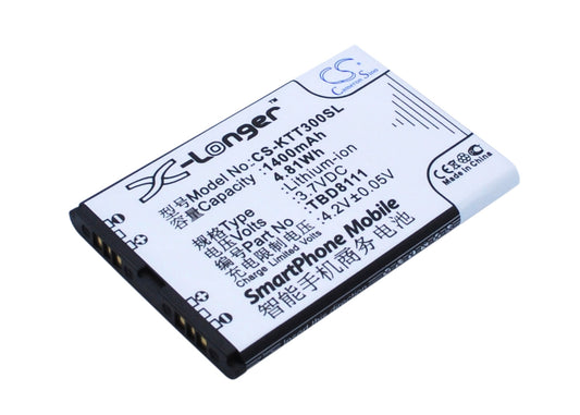 Replacement Battery for K-Touch E339 – Mobile, SmartPhone – 1400mAh / 3.7V