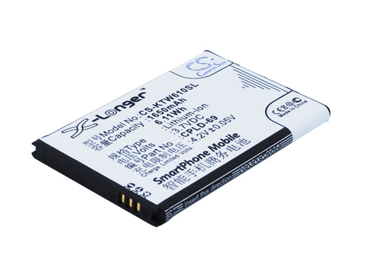 Replacement Battery for K-Touch | Coolpad W700 – Mobile, SmartPhone – 1650mAh / 3.7V