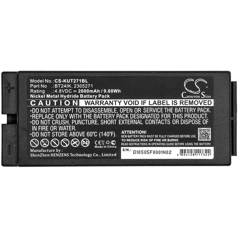 Replacement Battery for IKUSI  BERLINDE – Crane Remote Control – 2000mAh / 9.6Wh / 4.8V