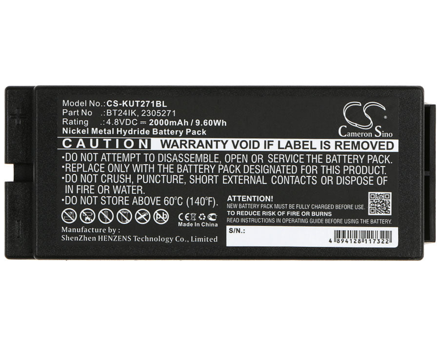 Replacement Battery for IKUSI  BERLINDE – Crane Remote Control – 2000mAh / 9.6Wh / 4.8V