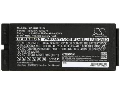 Replacement Battery for IKUSI  BERLINDE – Crane Remote Control – 2000mAh / 9.6Wh / 4.8V