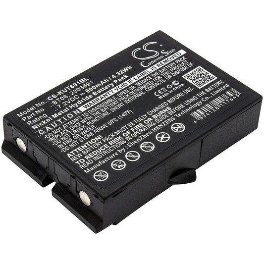 Replacement Battery for Ikusi TM61Transmitters – Crane Remote Control – 600mAh / 7.2V
