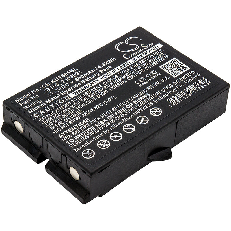 Replacement Battery for IKUSI  2303691 – Crane Remote Control – 600mAh / 4.32Wh / 7.2V